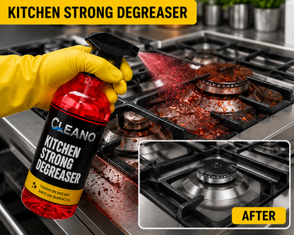 Cleano Duo Cleaning Bundle – Clothes Stain Remover & Kitchen Strong Degreaser